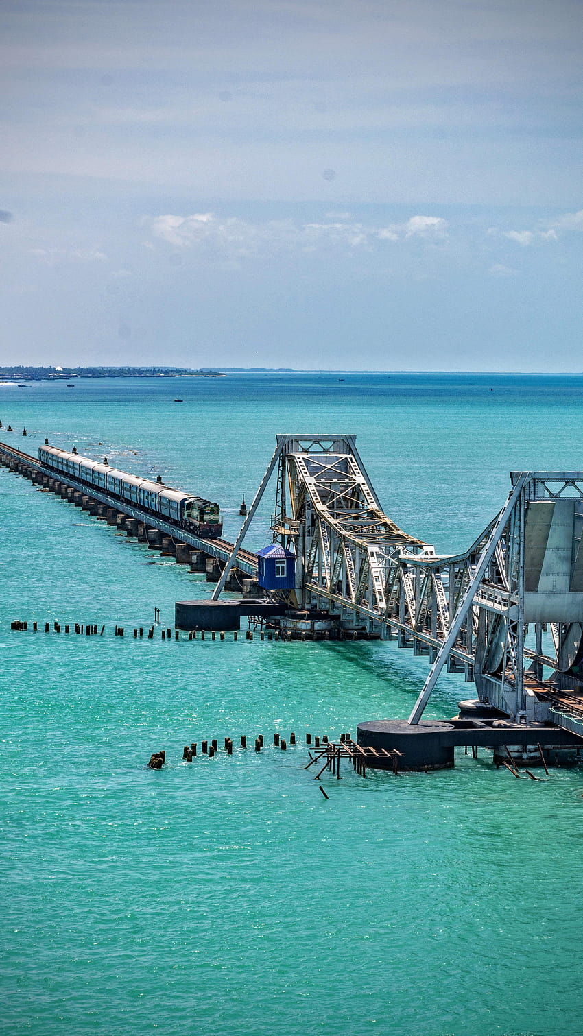 Rameswaram'ın ünlü Pamban köprüsü, TN : r/IncredibleIndia HD telefon duvar kağıdı