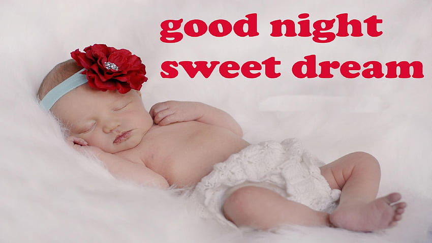 22 Good Night With Cute Baby, cute gud nyt HD wallpaper