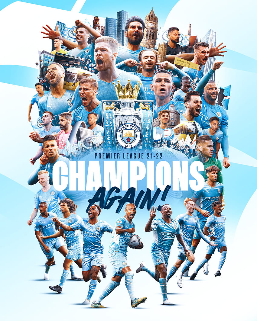 Twitter'da Manchester City:, manchester city premier lig şampiyonları 2022 HD telefon duvar kağıdı