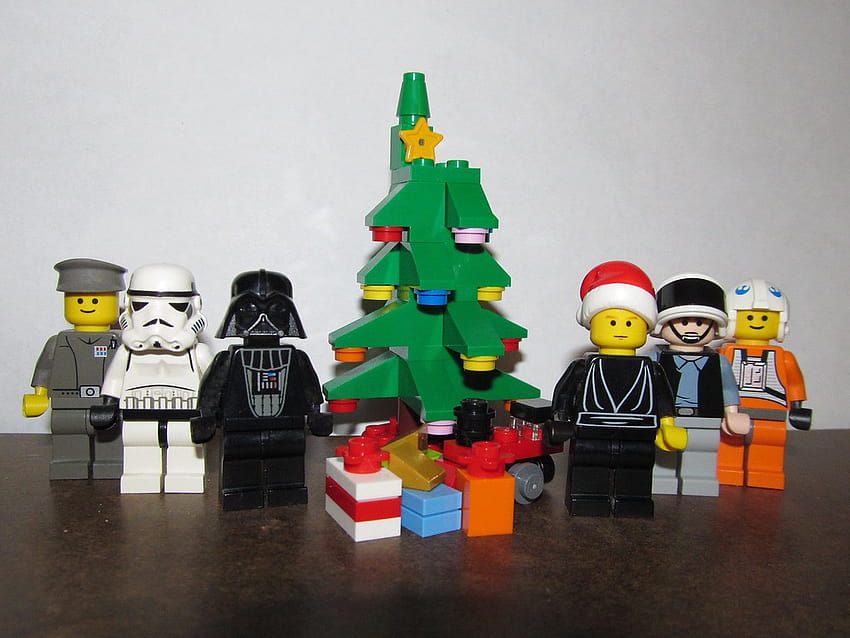 LEGO Star Wars Christmas gathering HD wallpaper