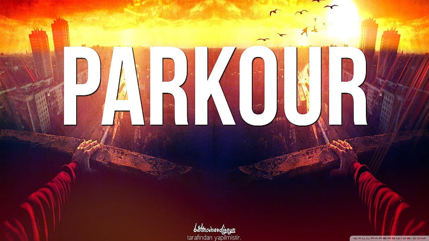 of Parkour Logo, parkour 3d HD wallpaper
