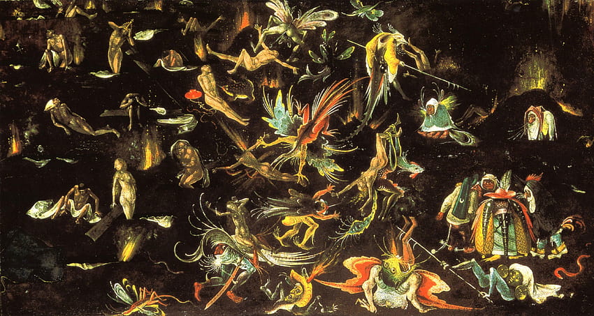 Kunst, Hieronymus Bosch, Das Jüngste Gericht HD-Hintergrundbild