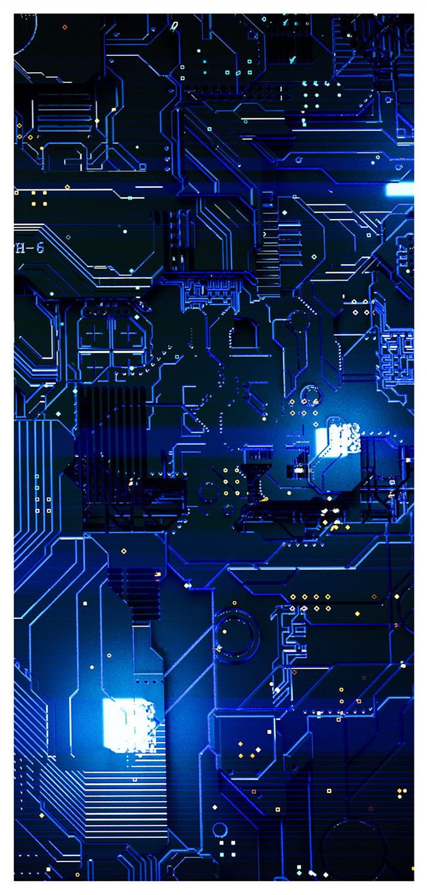 Technology Circuit Chip Mobile Phone backgrounds, phone circuit HD phone wallpaper