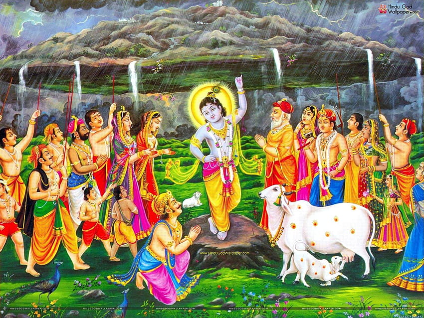 Gowardhan Puja , Pics In Resolution, govardhan puja HD wallpaper