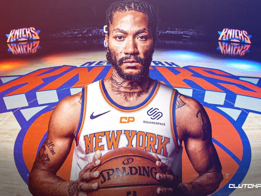Knicks haberleri: Derrick Rose, New York'a vardığında konuşuyor, Derrick Rose Knicks HD duvar kağıdı