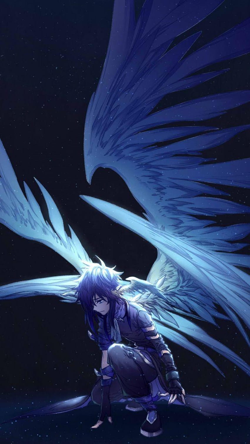 HD wallpaper Anime Granblue Fantasy Angel Dark Angel Olivia Horns  Wings  Wallpaper Flare
