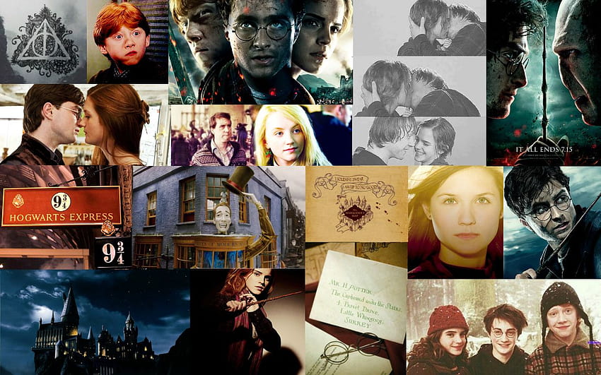 Harry Potter Collage shared by Diana Ferreira HD wallpaper | Pxfuel