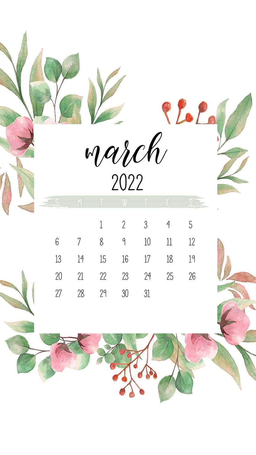 March 2022 Calendar Desktop Wallpapers HD  PixelsTalkNet
