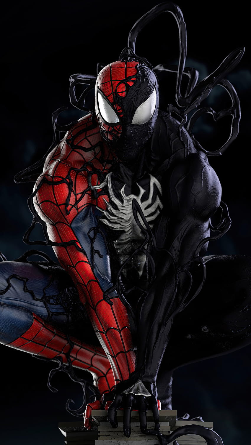 Spider Man Symbiote Transformation Ultra ID:7589, symbiotischer Android HD-Handy-Hintergrundbild