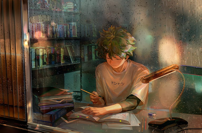 Héroe estudiando [Boku no Hero Academia], estudio de anime fondo de pantalla
