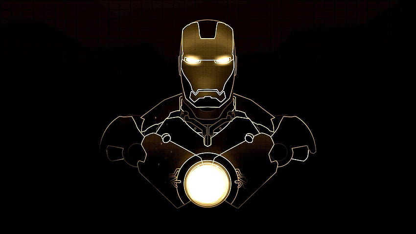 Iron Man, reaktor busur neon Wallpaper HD