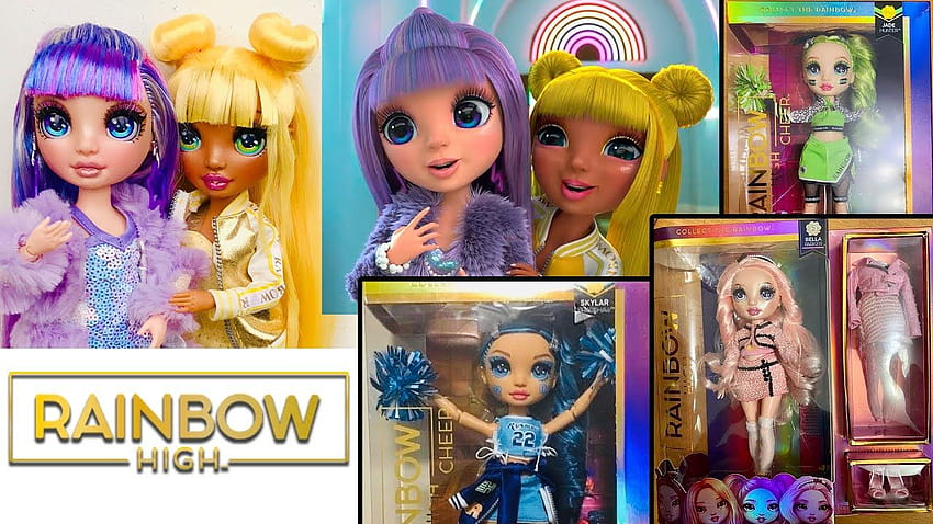 Rainbow High Violet Willow + Poupées de la nouvelle série fuites, poupées arc-en-ciel Fond d'écran HD