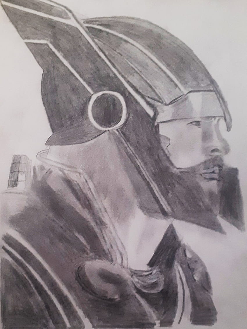Thor Sketch, Size: A4