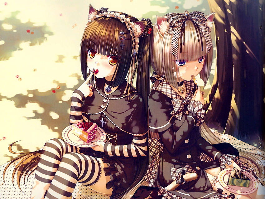 Cute Anime Best Friends, anime girl and boy friends forever HD wallpaper