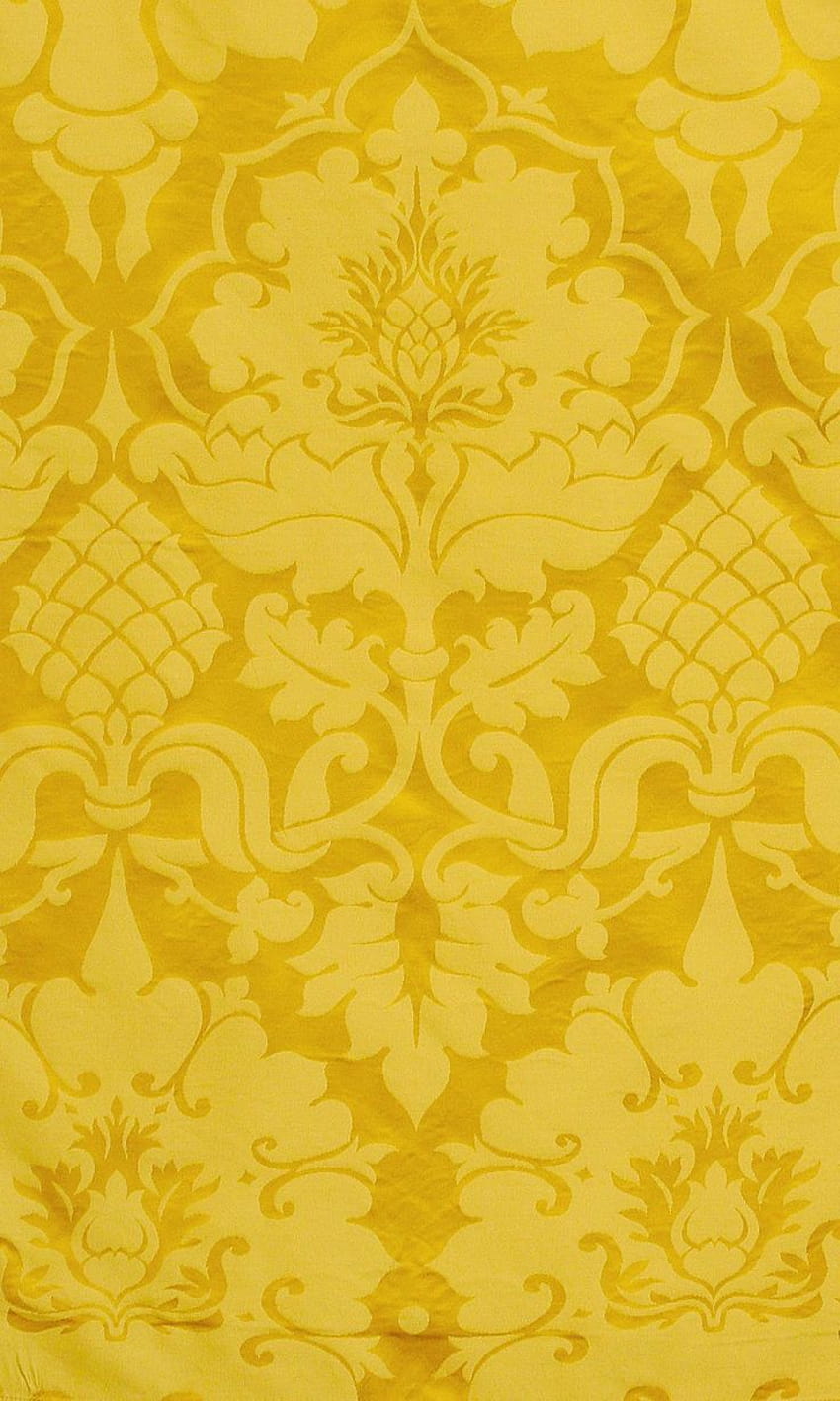 pola kuning cerah wallpaper ponsel HD
