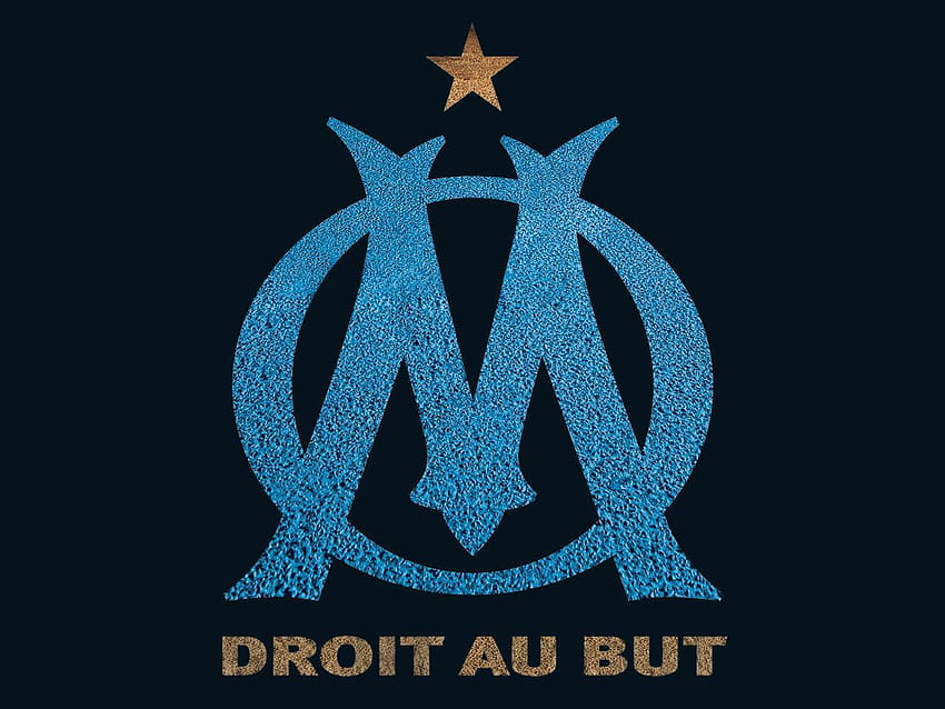 Olympique De Marseille Logo Football Club Wall HD-Hintergrundbild