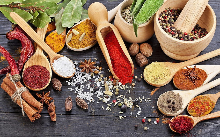 Herbs spices HD wallpaper
