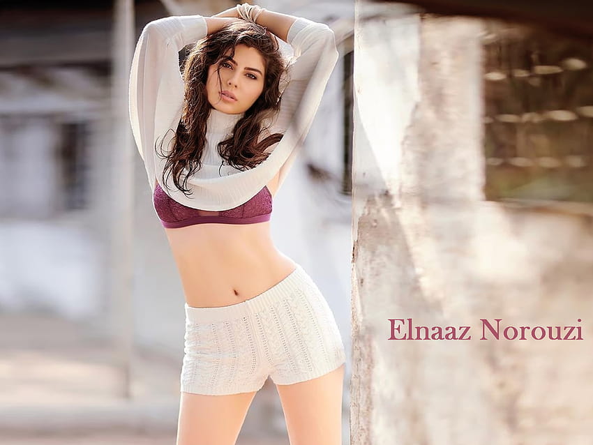Elnaaz Norouzi caliente en pantalones cortos filtrados fondo de pantalla