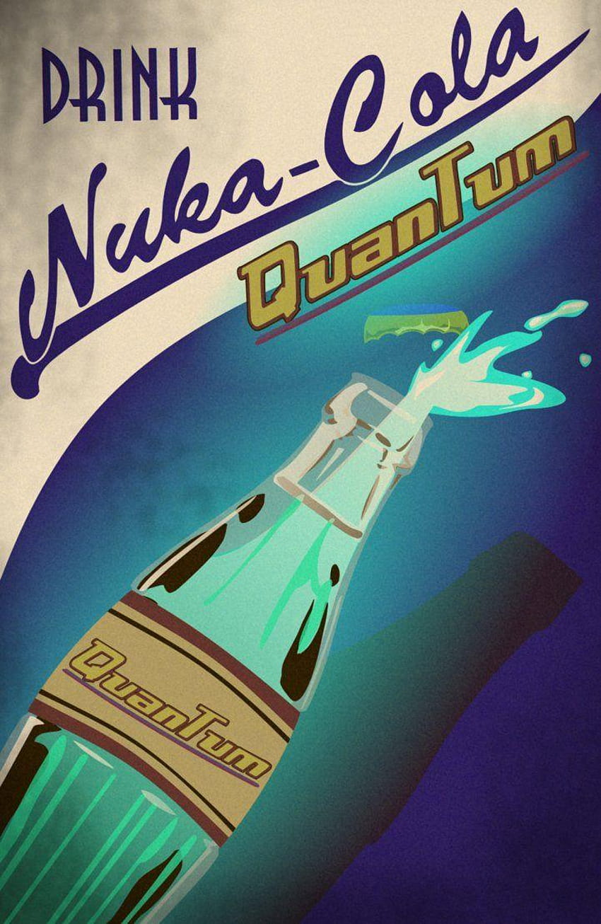 LaggyCreations、量子コーラによるヌカ・コーラ量子ポスター HD電話の壁紙