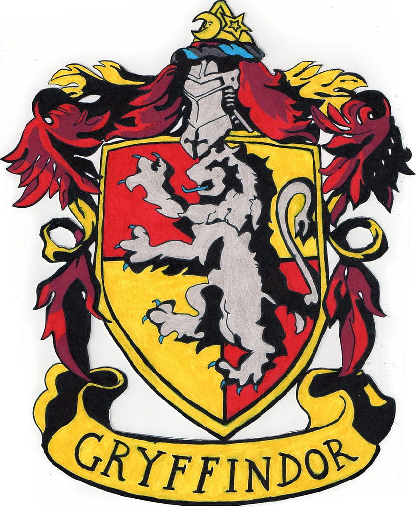 Значка Хари Потър Грифиндор, символ на Грифиндор HD тапет за телефон
