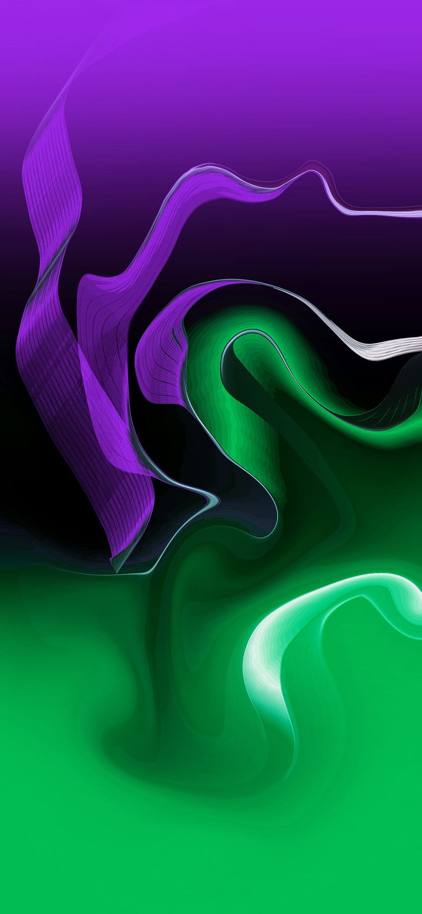 Résumé conçu par © Hotspot4U, violet et vert Fond d'écran de téléphone HD