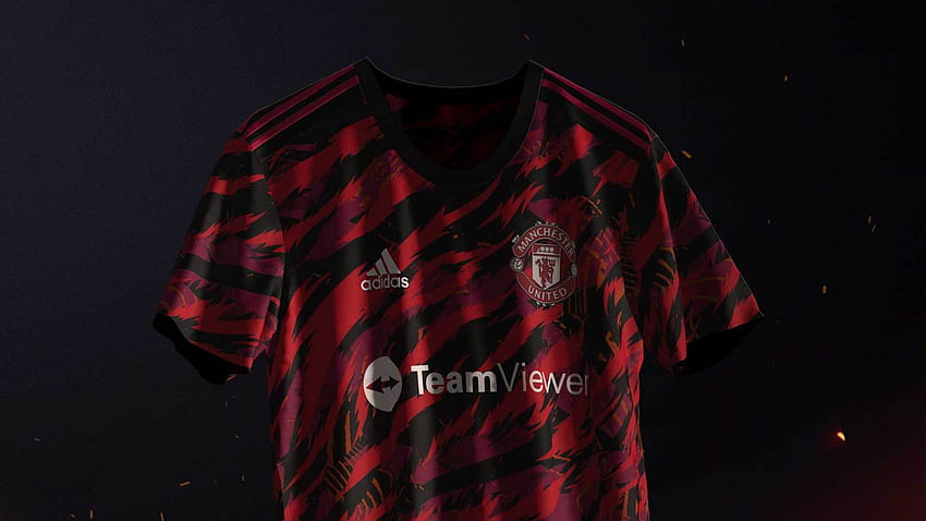Our first look at Manchester United's new sponsor on a concept kit, manchester united 202122 HD wallpaper