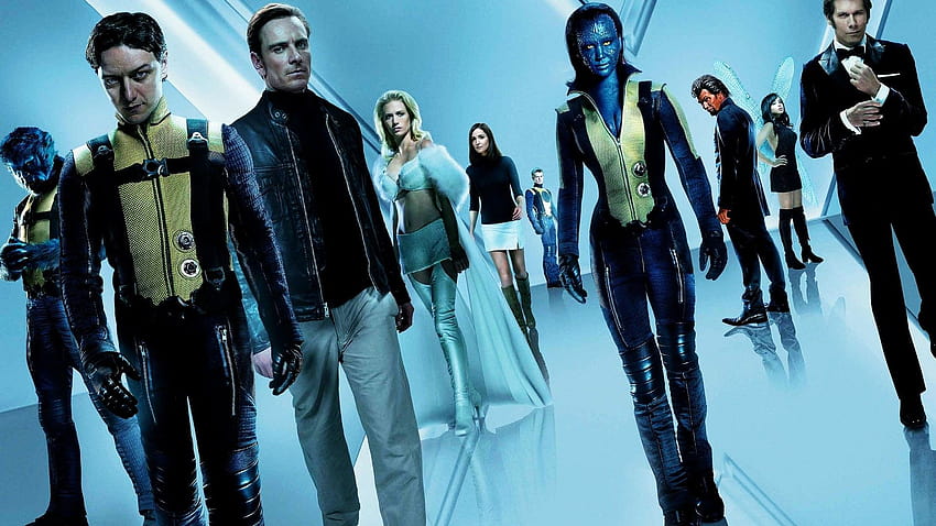 : Michael Fassbender, movies, fashion, X Men, Jennifer Lawrence, Charles Xavier, spring, Magneto, Mystique, James McAvoy, Emma Frost, Beast character, X Men First Class, musical theatre, social group 1920x1080, x men first class characters HD wallpaper