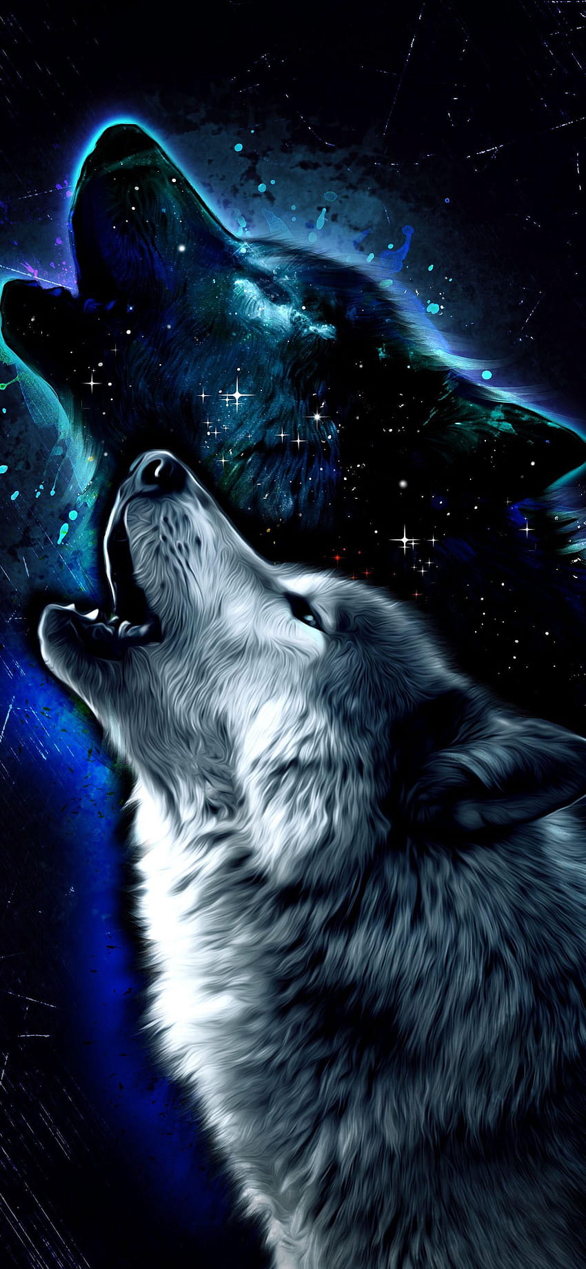Wolf Howl, lupi spirituali Sfondo del telefono HD