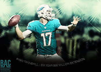 Download Miami Dolphins Ryan Tannehill Ponting Finger Wallpaper