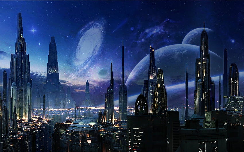 3 未来の宇宙都市 : , PC およびモバイル向け 高画質の壁紙