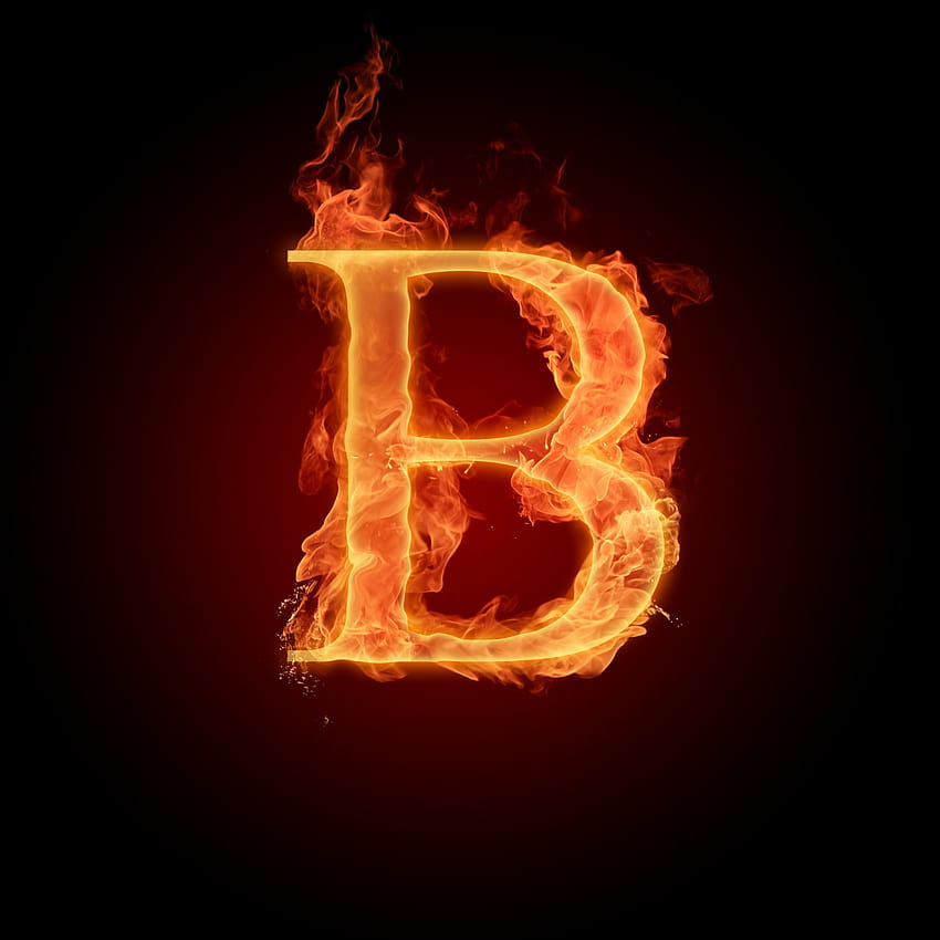 The Alphabet : The letter B, v blue fire letter HD phone wallpaper