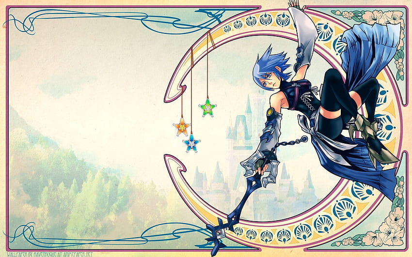 Aqua, anime kingdom hearts HD wallpaper