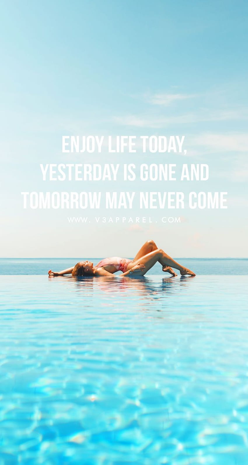 Enjoy life today, yesterday is gone and tomorrow may never come. this wallp… HD phone wallpaper