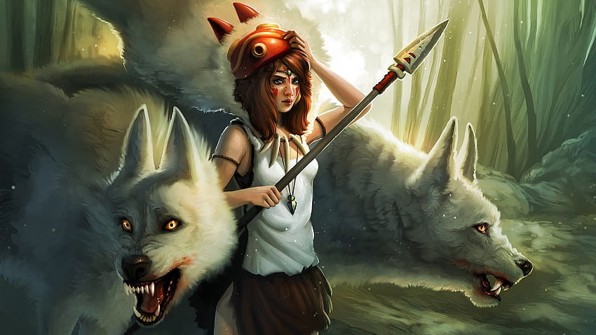 Princess Mononoke HD wallpaper Princess Mononoke HD wallpaper