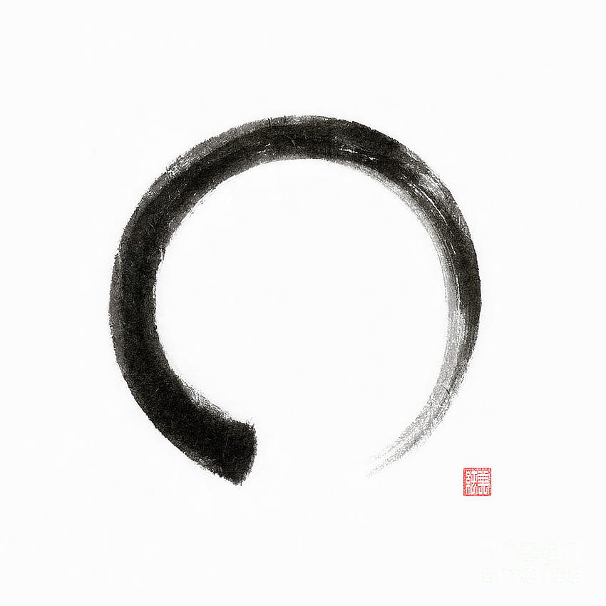 Enso circle Japanese Zen Sumi HD phone wallpaper
