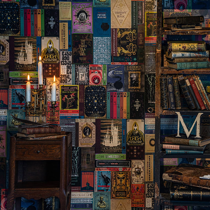 Hogwarts Library Book Covers ...minalima, harry potter books HD phone wallpaper
