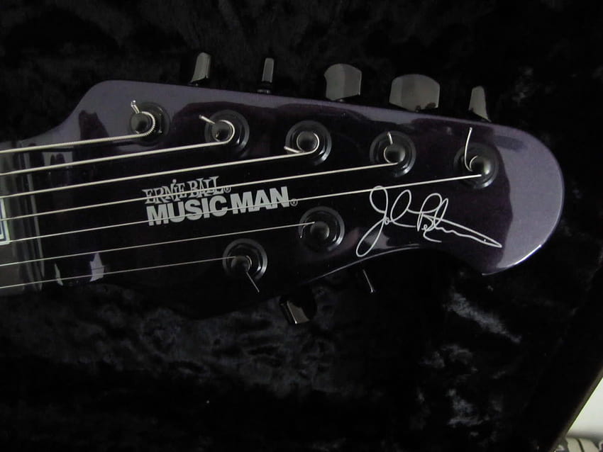 Ernie Ball Music Man JPX7 Petrucci 10th Anniversary Model, pria musik gitar Wallpaper HD