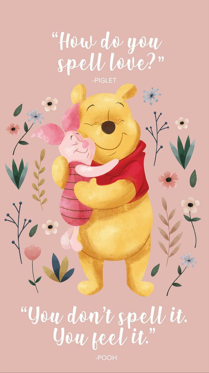xoxcactus •, winnie the pooh quotes phone HD phone wallpaper