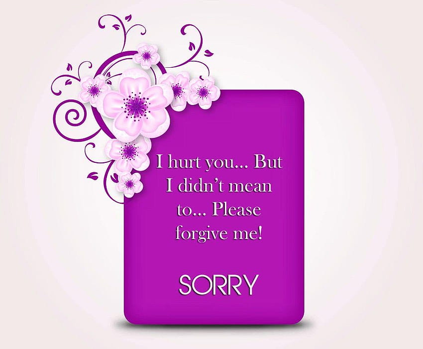 5 I Am Sorry, sorry to brother HD wallpaper