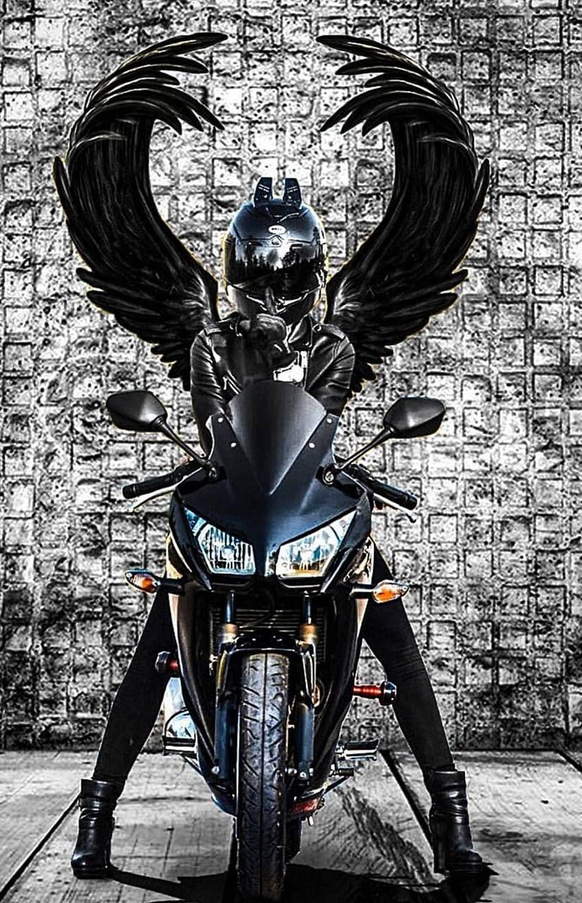 Girl Rider posté par Sarah Sellers, motarde stylée Fond d'écran de téléphone HD