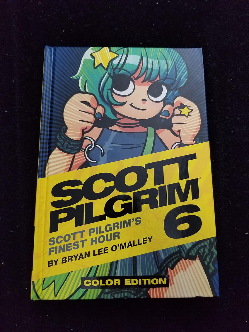 I finally got the 6th book today, about two years after I got the 1st one. Definitely the best book series of all time : ScottPilgrim HD phone wallpaper