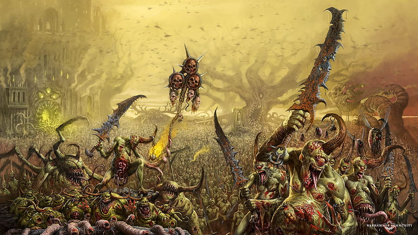 The Third Day of Nurgle: Heralds HD wallpaper