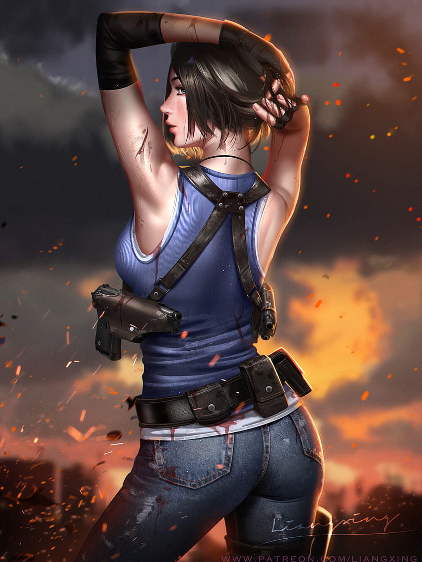Jill Valentine por Liang, Jill Valentine Resident Evil 3 Remake Papel de parede de celular HD