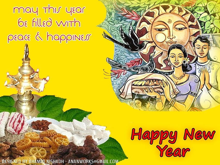 año nuevo cingalés y tamil fondo de pantalla