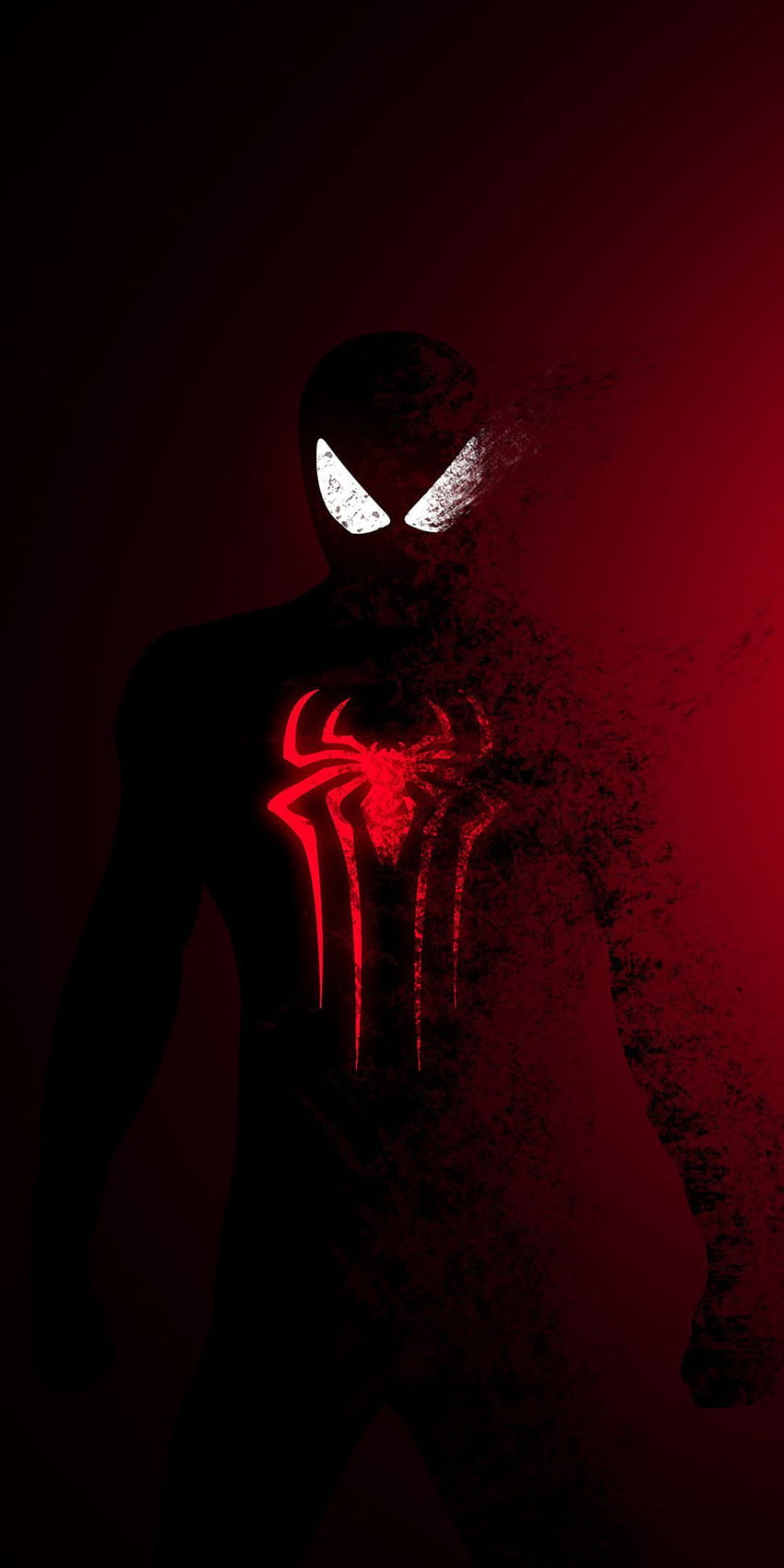 Spider Man Dark, amoled spider man HD phone wallpaper