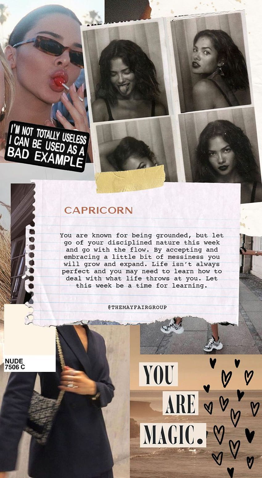 12 Capricorn aesthetic ideas, capricorn collage HD phone wallpaper | Pxfuel