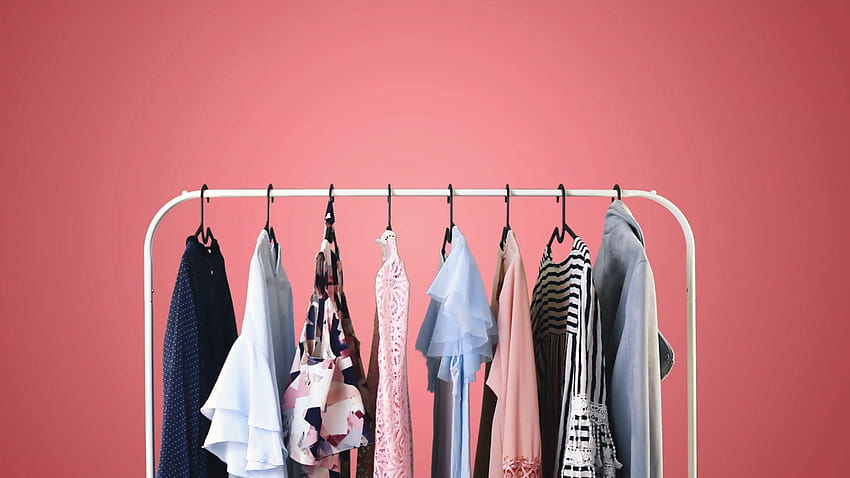 Womens clothing on a white clothes hanger on pink pastel [1920x1080] for your , Mobile & Tablet, fashion women clothes HD wallpaper