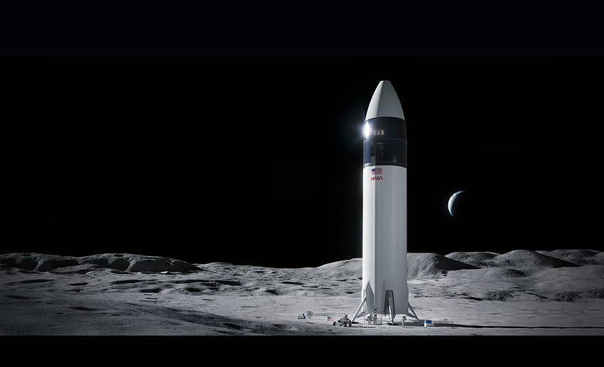 I made a 16:9 of the new Starship HLS render : r/SpaceXLounge HD wallpaper