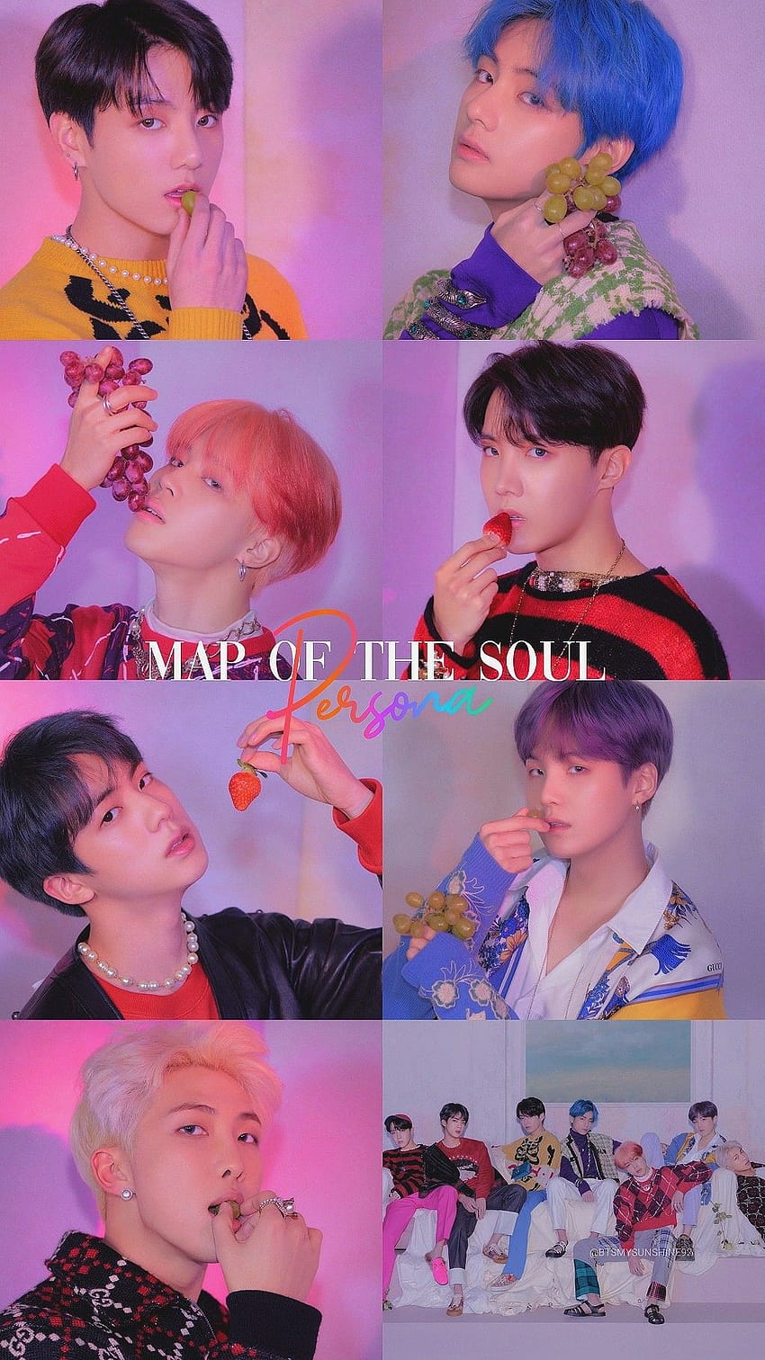 MAP OF THE SOUL PERSONA Concept version 4 BTS pics in 2019 [1024x1821] for your , Mobile & Tablet HD 전화 배경 화면