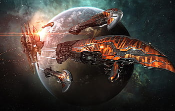 EVE Online Space Battle Game 4K Wallpaper iPhone HD Phone #5480i